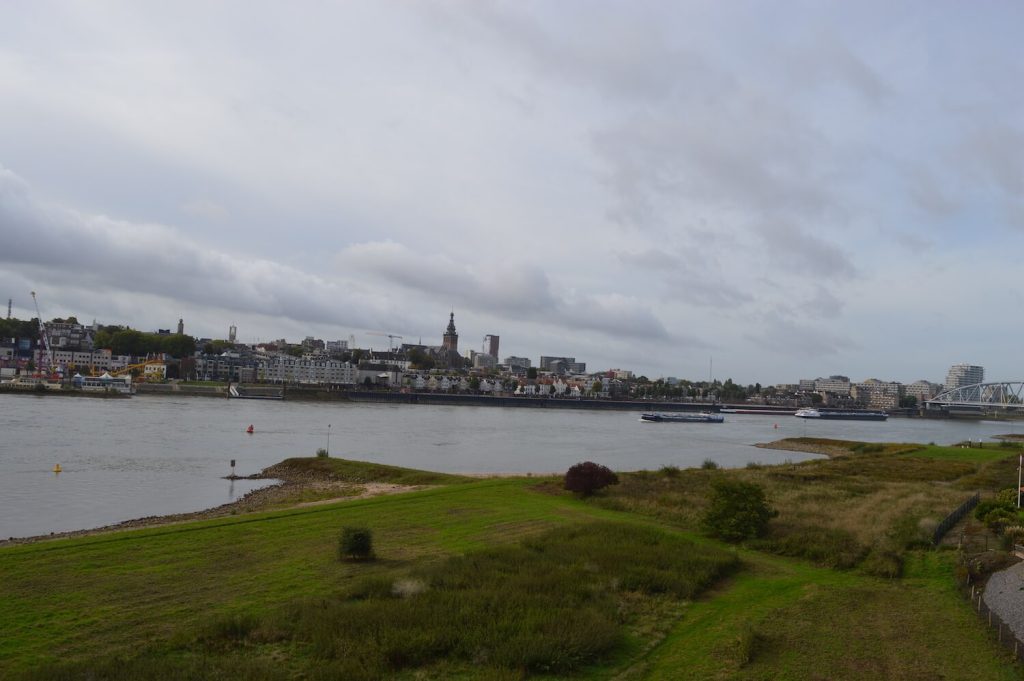 City view of Nijmegen, seen from "Veur Lent".
